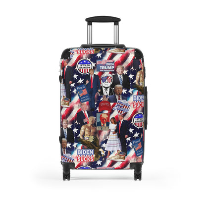 Donald Trump 2024 MAGA Montage Suitcase