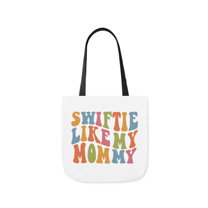 Taylor Swift Swiftie Like My Mommy Polyester Canvas Tote Bag