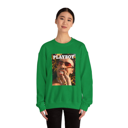 Bad Bunny Playboy Cover Unisex Heavy Blend Crewneck Sweatshirt