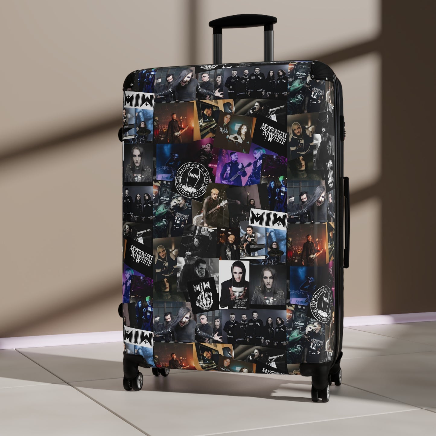 Motionless In White Photo Collage Suitcase