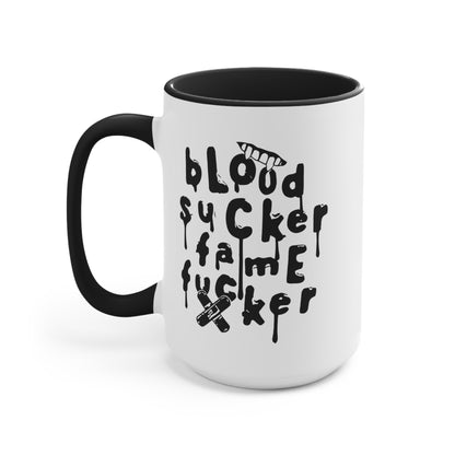 Olivia Rodrigo Blood Sucker Fame Fucker Accent Mugs