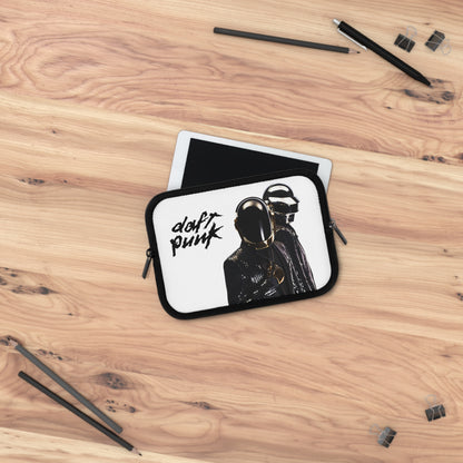 Daft Punk In Black Suits Laptop Sleeve