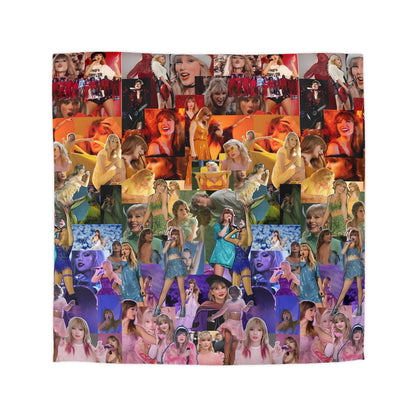 Taylor Swift Rainbow Photo Collage Microfiber Duvet Cover