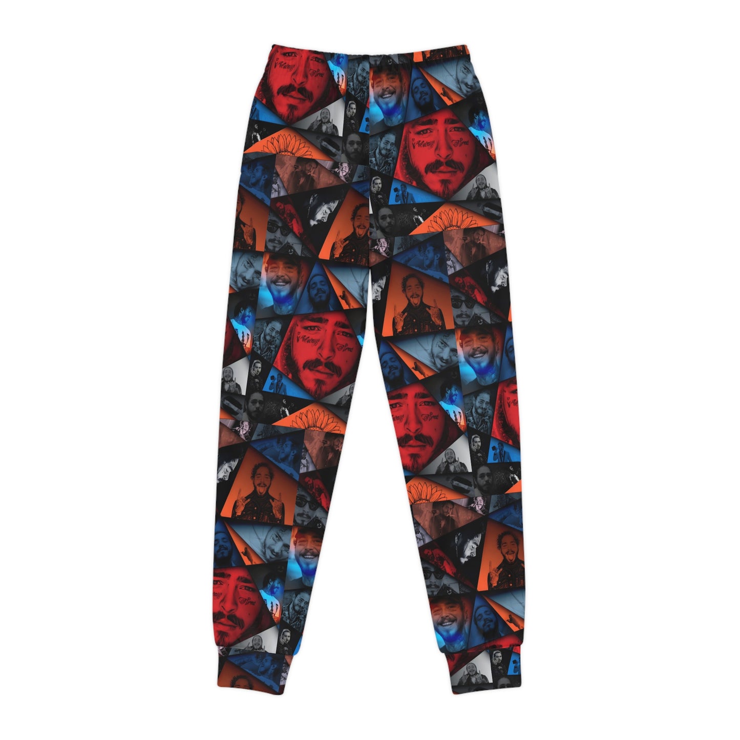 Post Malone Crystal Portaits Collage Youth Joggers