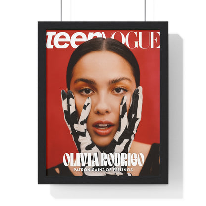 Olivia Rodrigo Teen Vogue Magazine Cover Framed Print