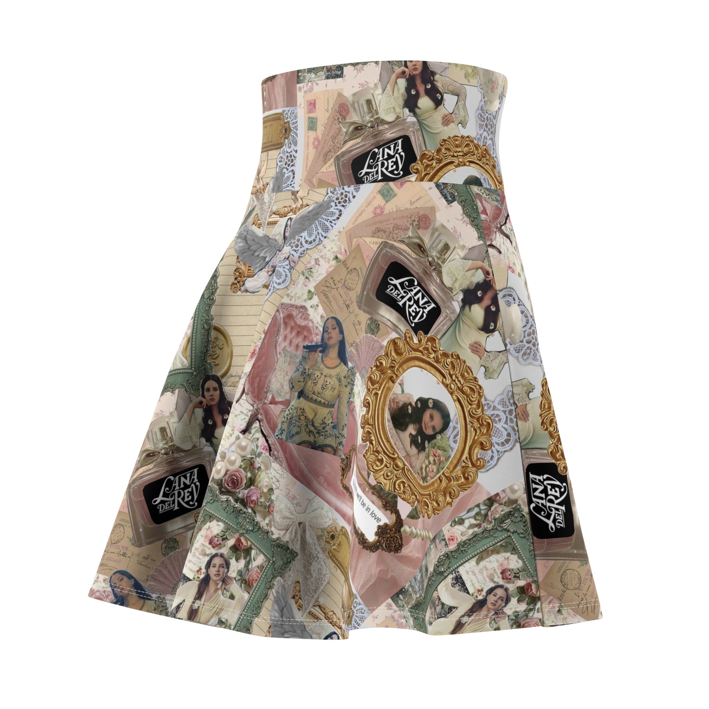 Lana Del Rey Victorian Collage Women's Skater Skirt