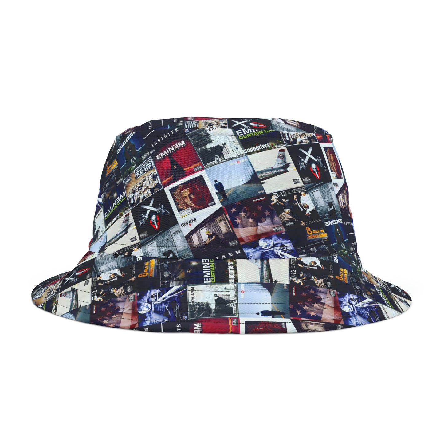 Eminem Album Art Cover Collage Bucket Hat