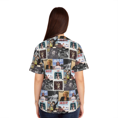 Lana Del Rey Album Cover Collage Women's Baseball Jersey