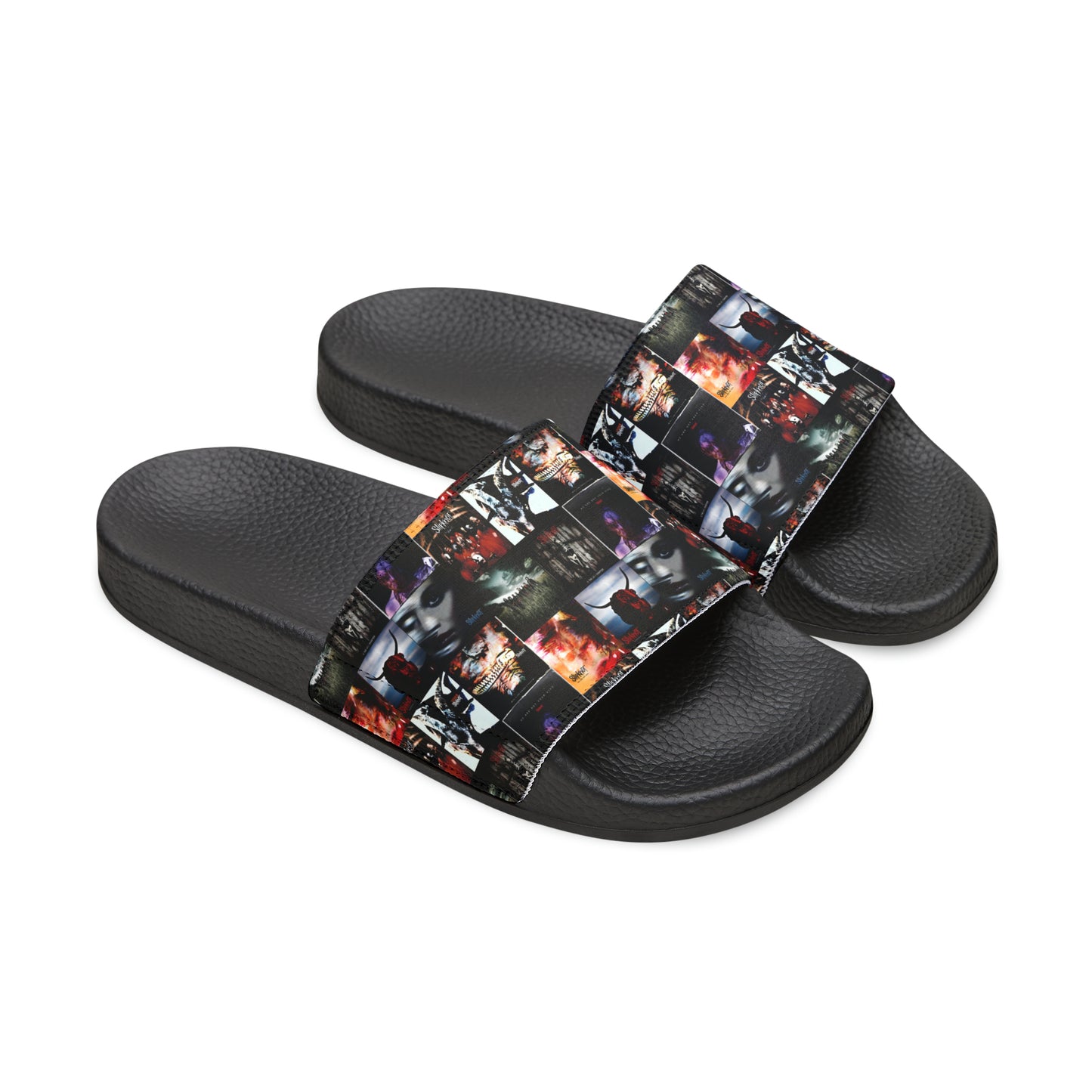 Slipknot Album Art Collage Men's Slide Sandals