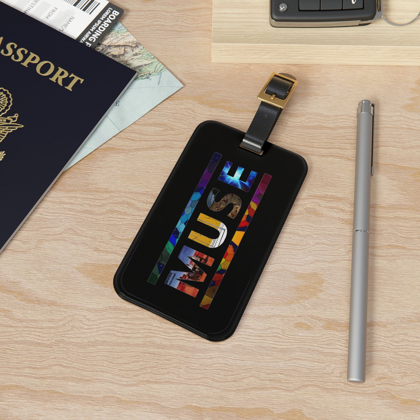 Muse Album Art Letters Luggage Tag