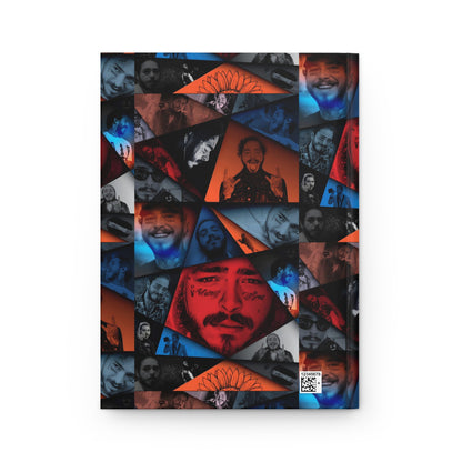 Post Malone Crystal Portaits Collage Hardcover Journal