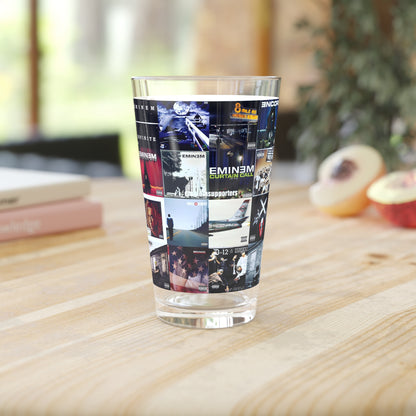 Eminem Album Art Cover Collage Pint Glass