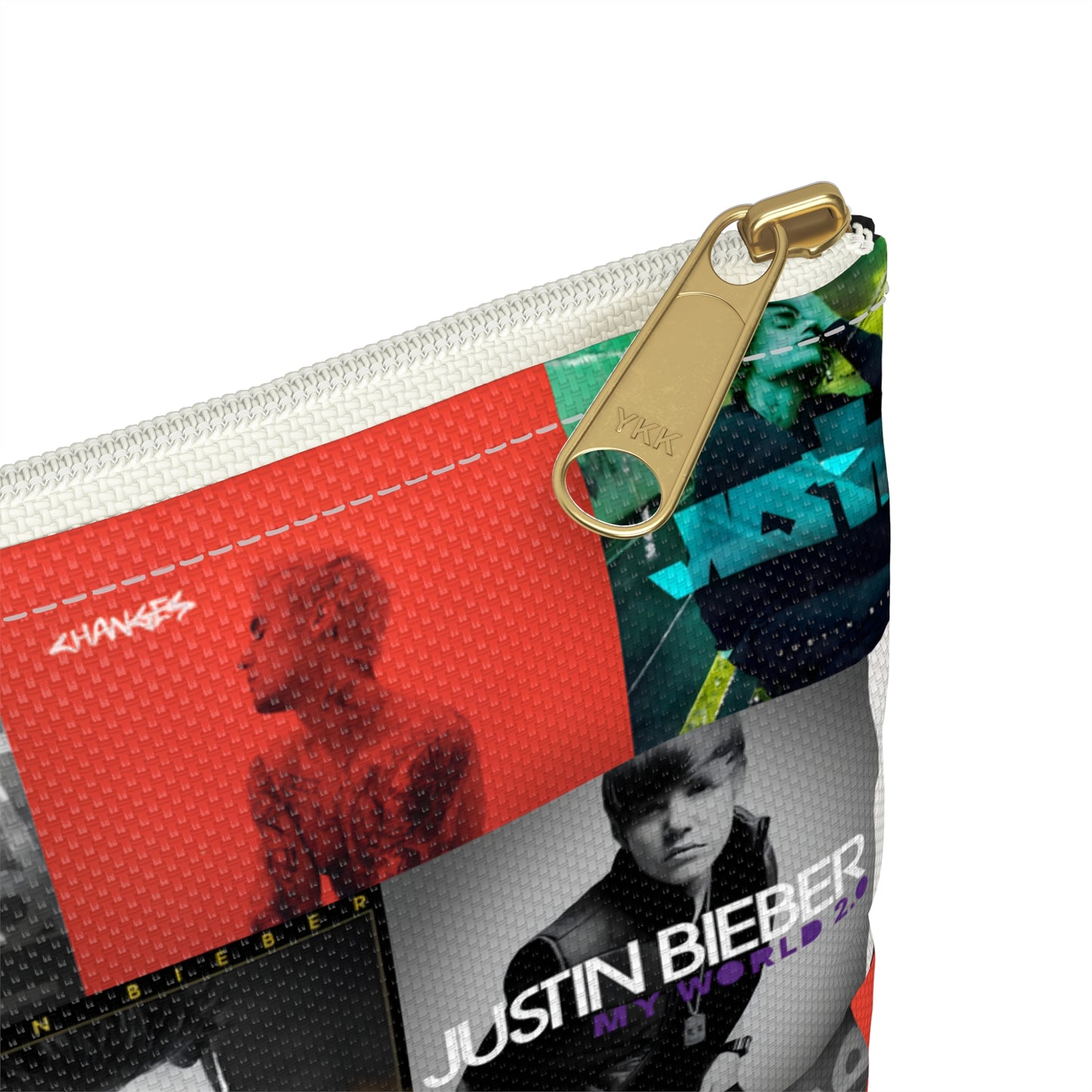 Justin Bieber Album Cover Collage Accesory Pouch