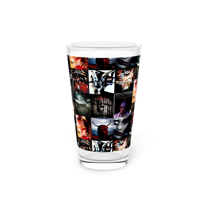 Slipknot Album Art Collage Pint Glass