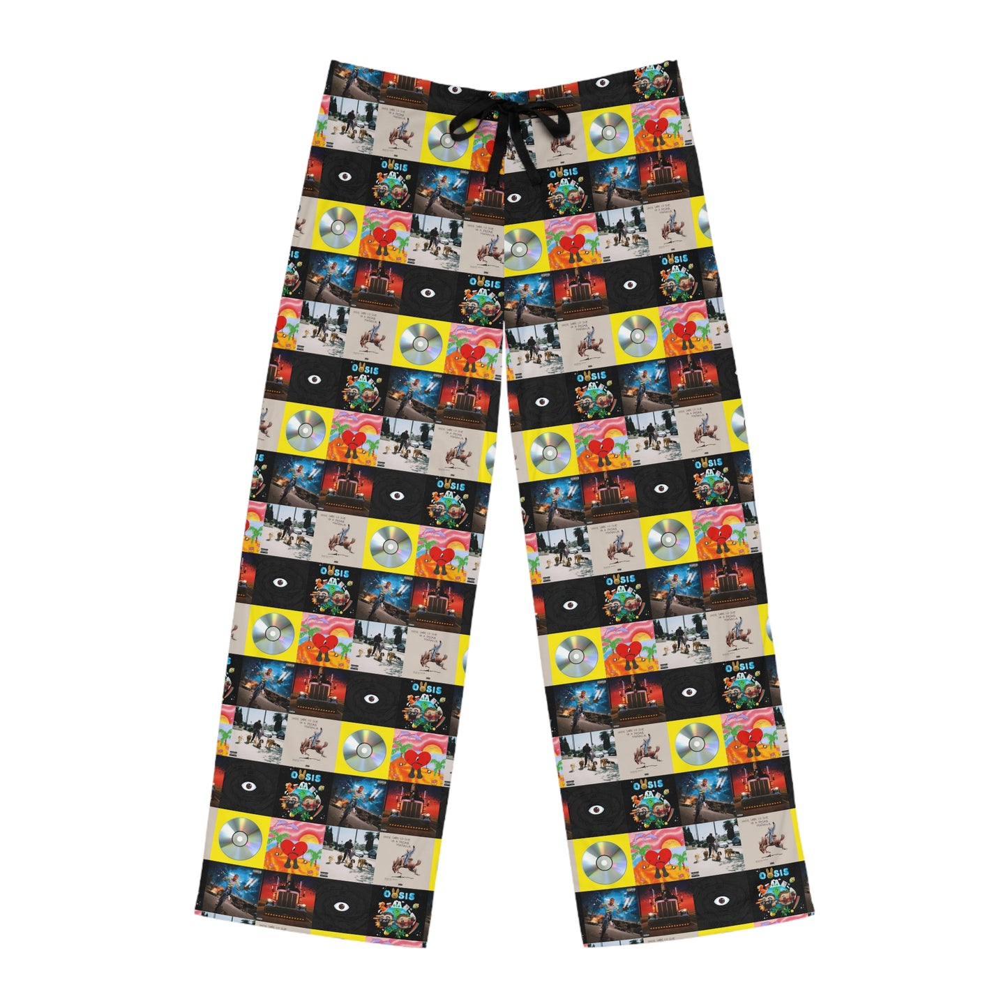 Bad Bunny Album Art Collage Men's Pajama Pants