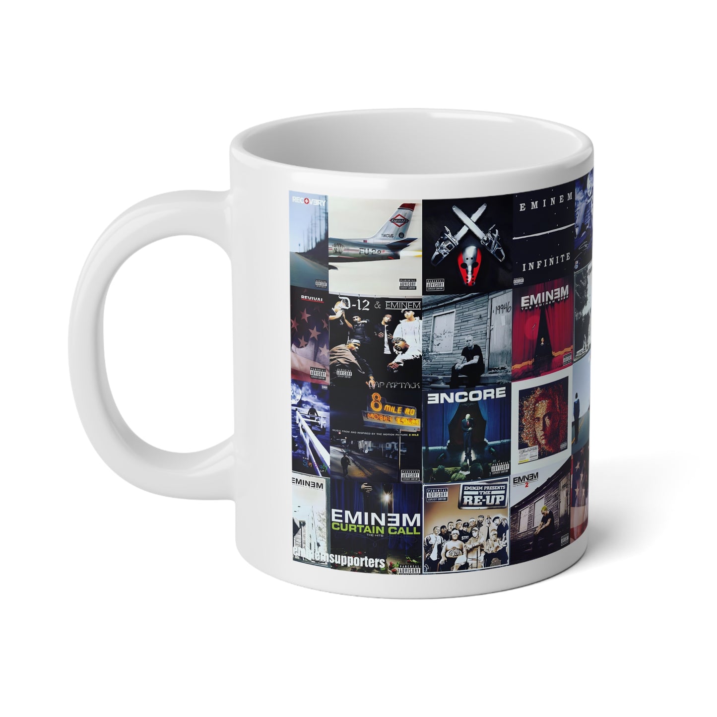 Eminem Album Art Cover Collage Jumbo Mug, 20oz