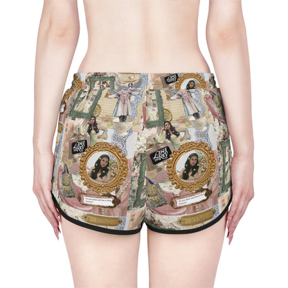 Lana Del Rey Victorian Collage Women's Relaxed Shorts