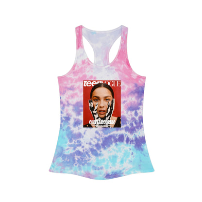 Olivia Rodrigo Teen Vogue Magazine Cover Tie Dye Racerback Tank Top