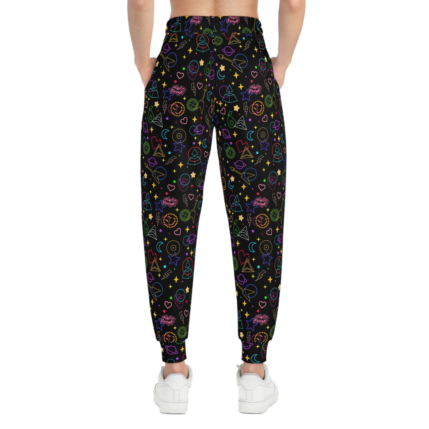 Daft Punk Arcade Carpet Pattern Athletic Jogger Sweatpants