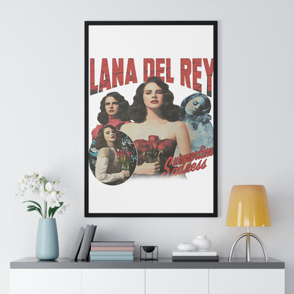 Lana Del Rey Summertime Sadness Framed Print