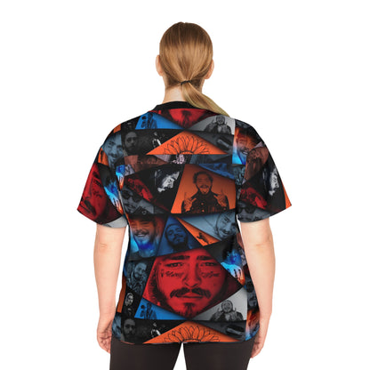 Post Malone Crystal Portaits Collage Unisex Football Jersey