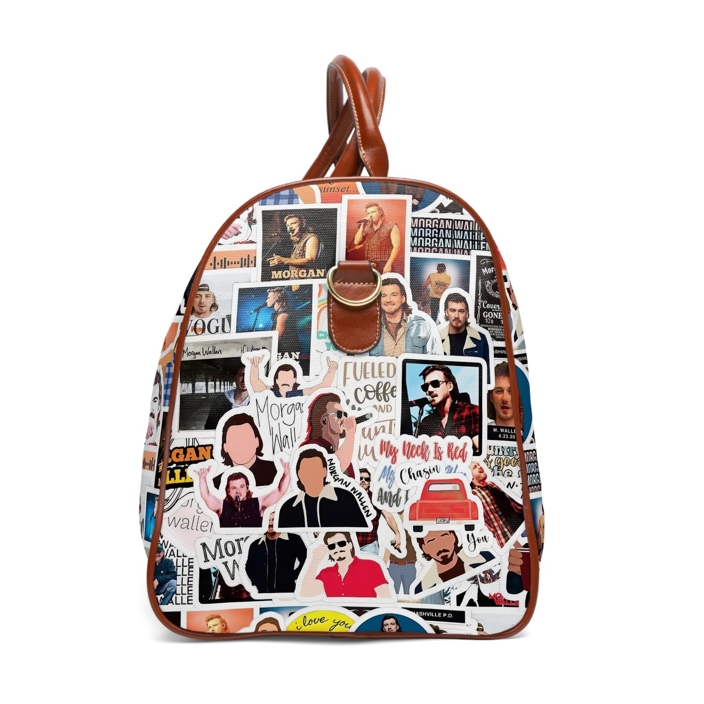 Morgan Wallen Sticker Collage Waterproof Travel Bag