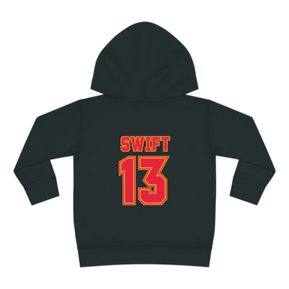 Taylor Swift In My Chiefs Era Toddler Pullover Fleece Hoodie