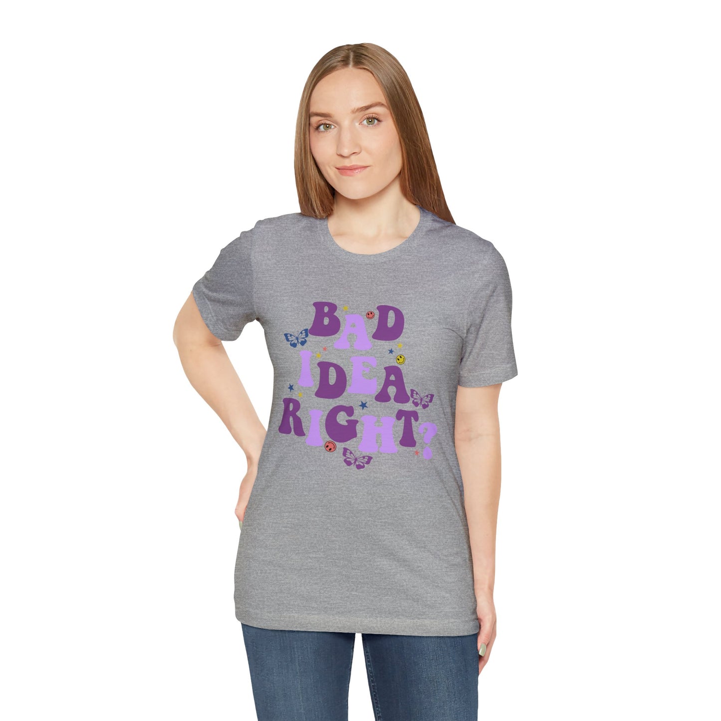 Olivia Rodrigo Bad Idea Right? Unisex Jersey Short Sleeve Tee Shirt