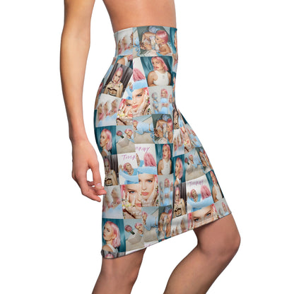 Anne Marie Therapy Mosaic Women's Pencil Skirt