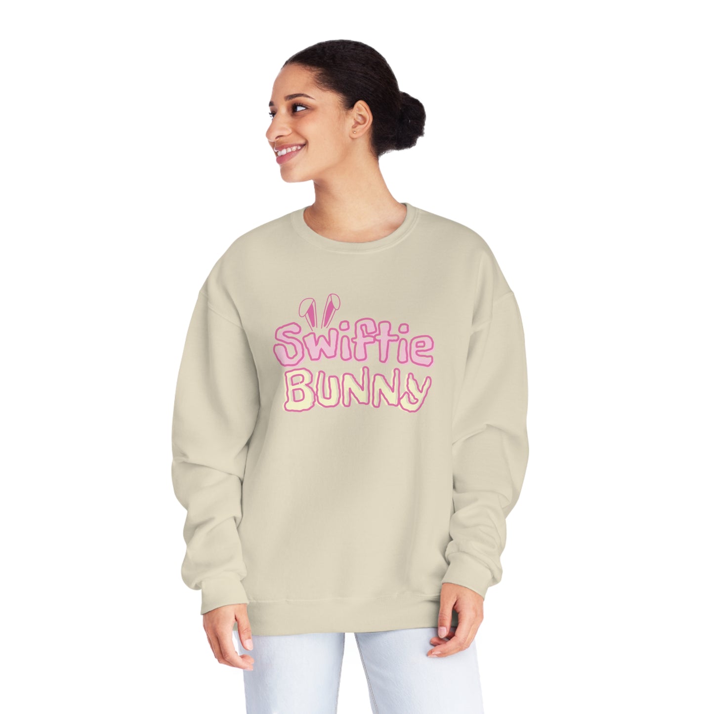 Taylor Swift Easter Swiftie Bunny Unisex NuBlend Crewneck Sweatshirt