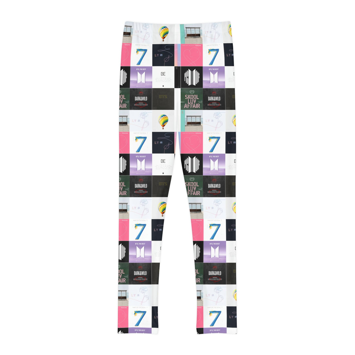 BTS Album Cover Art Collage Youth Leggings