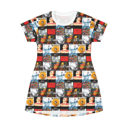 Radiohead Album Cover Collage T-Shirt Dress