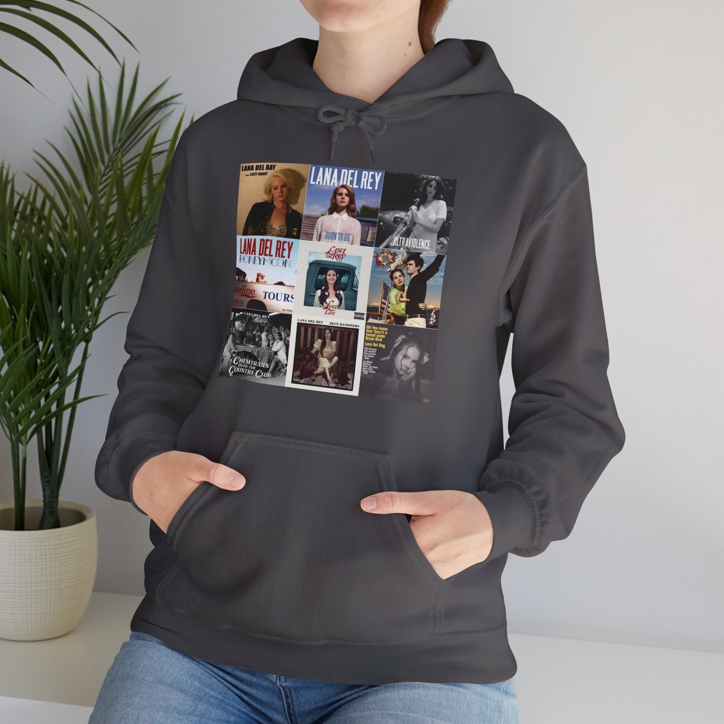 Lana Del Rey Album Cover Collage Unisex Heavy Blend Hooded Sweatshirt