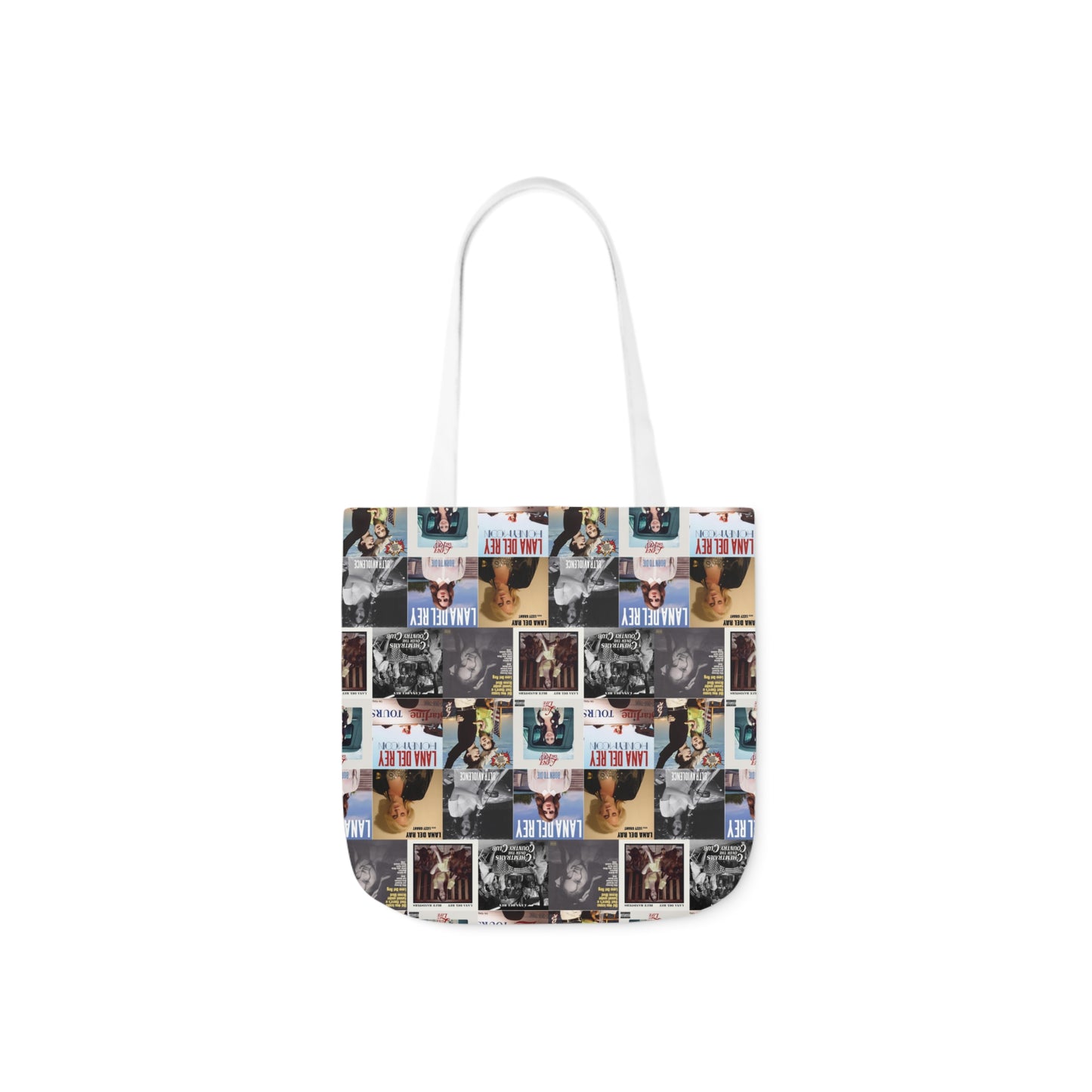 Lana Del Rey Album Cover Collage Polyester Canvas Tote Bag