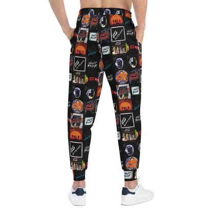 Daft Punk Album Cover Art Collage Athletic Jogger Sweatpants