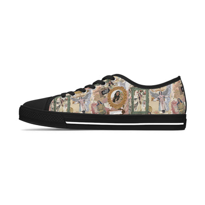 Lana Del Rey Victorian Collage Women's Low Top Sneakers