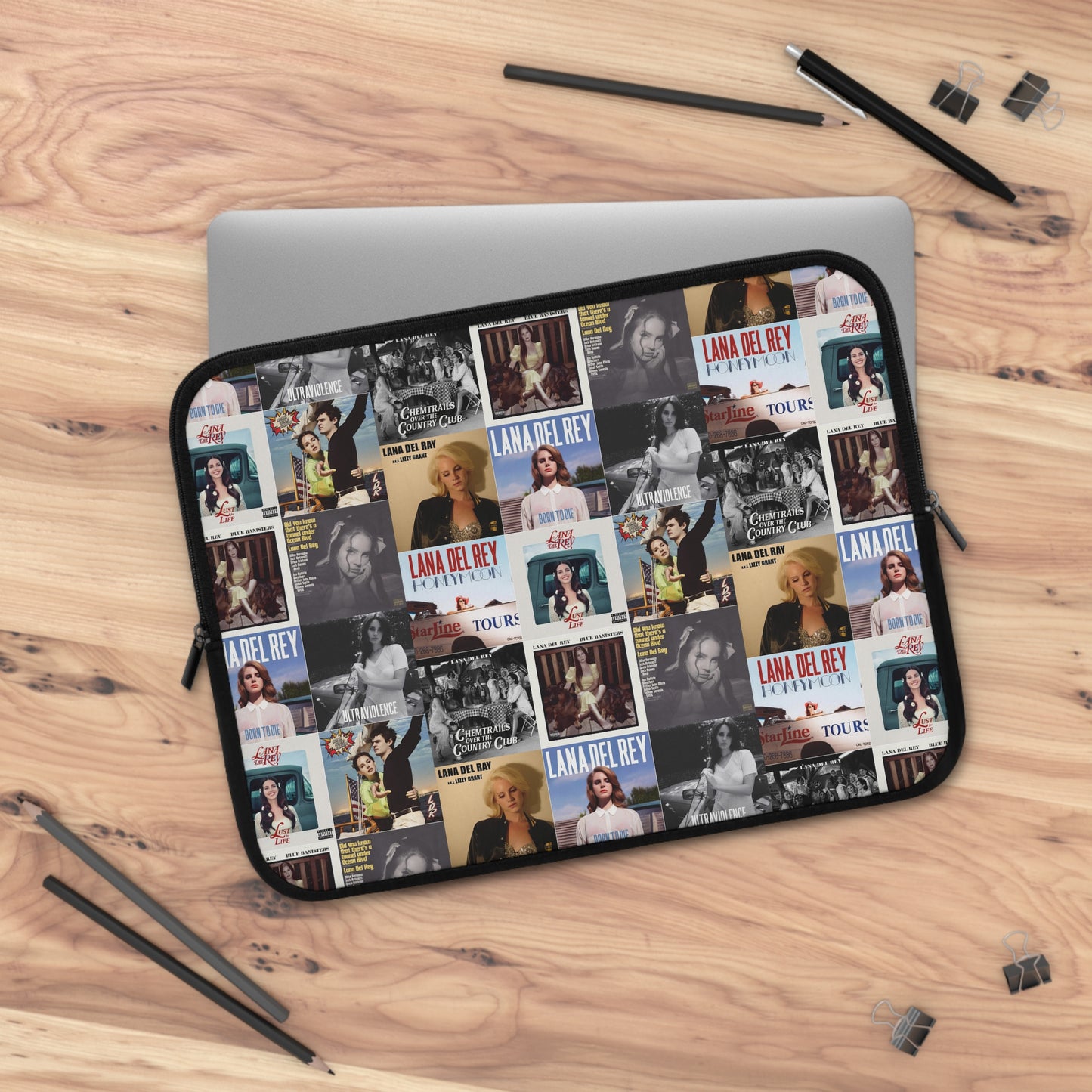 Lana Del Rey Album Cover Collage Laptop Sleeve