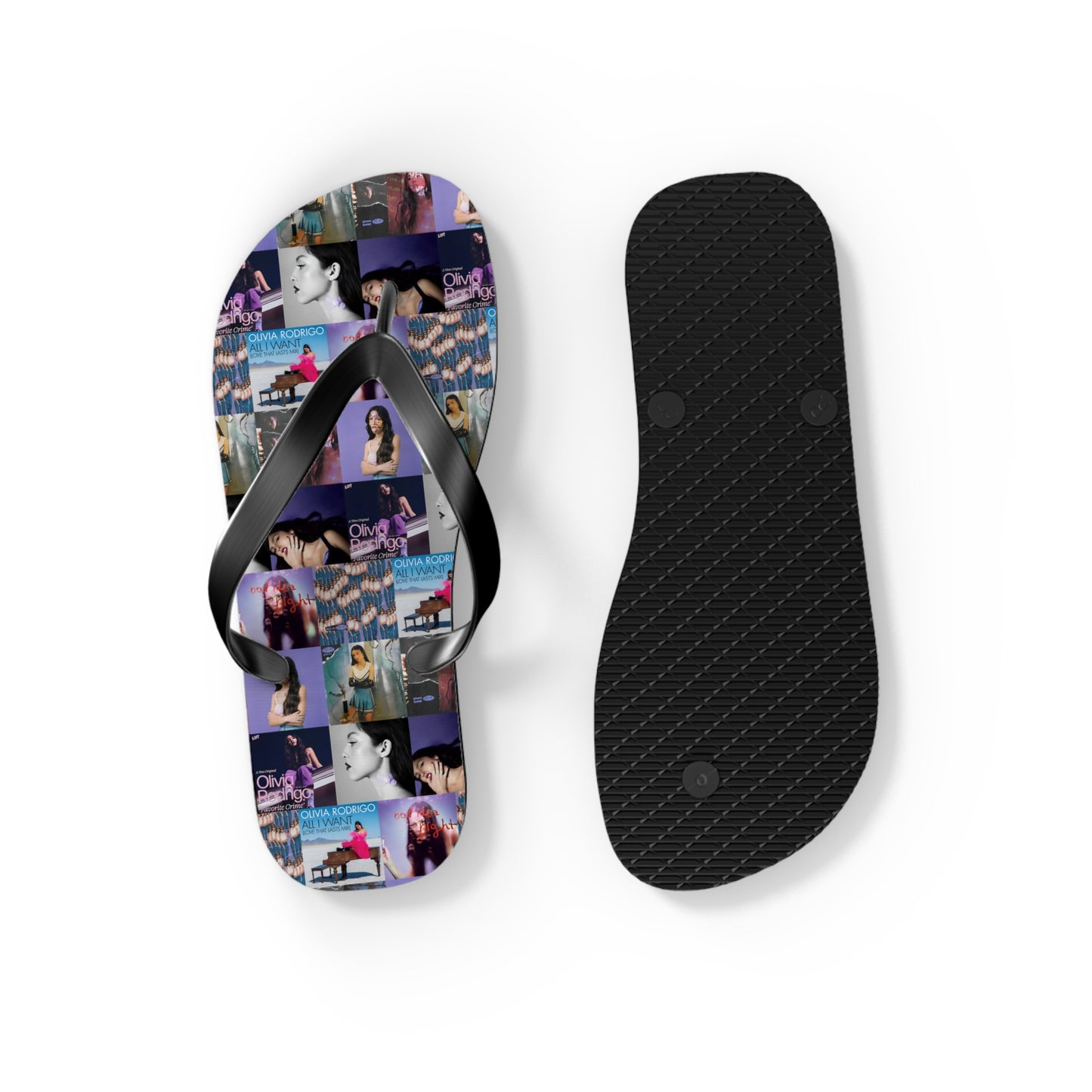 Olivia Rodrigo Album Cover Art Collage Flip Flops