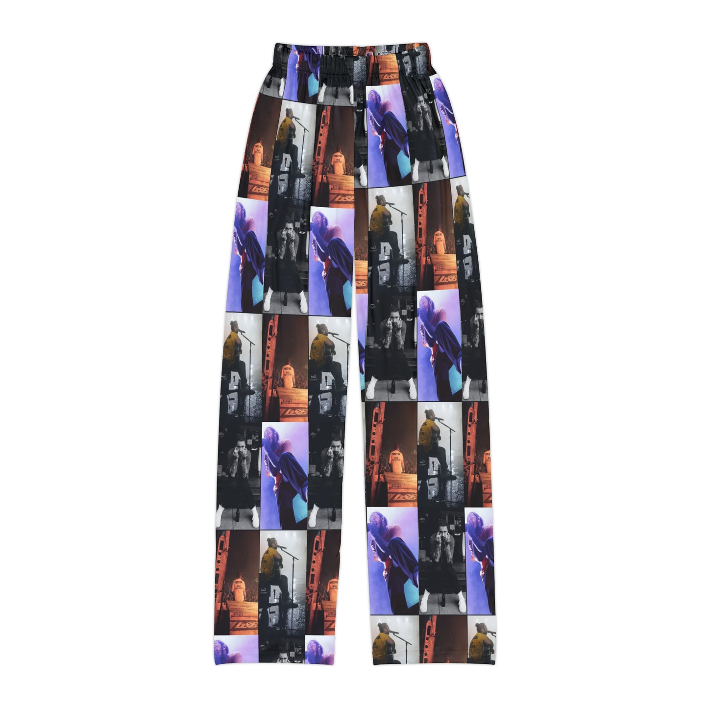 Post Malone On Tour Collage Kids Pajama Pants