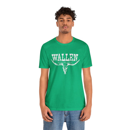 Morgan Wallen White Logo Unisex Jersey Short Sleeve Tee Shirt