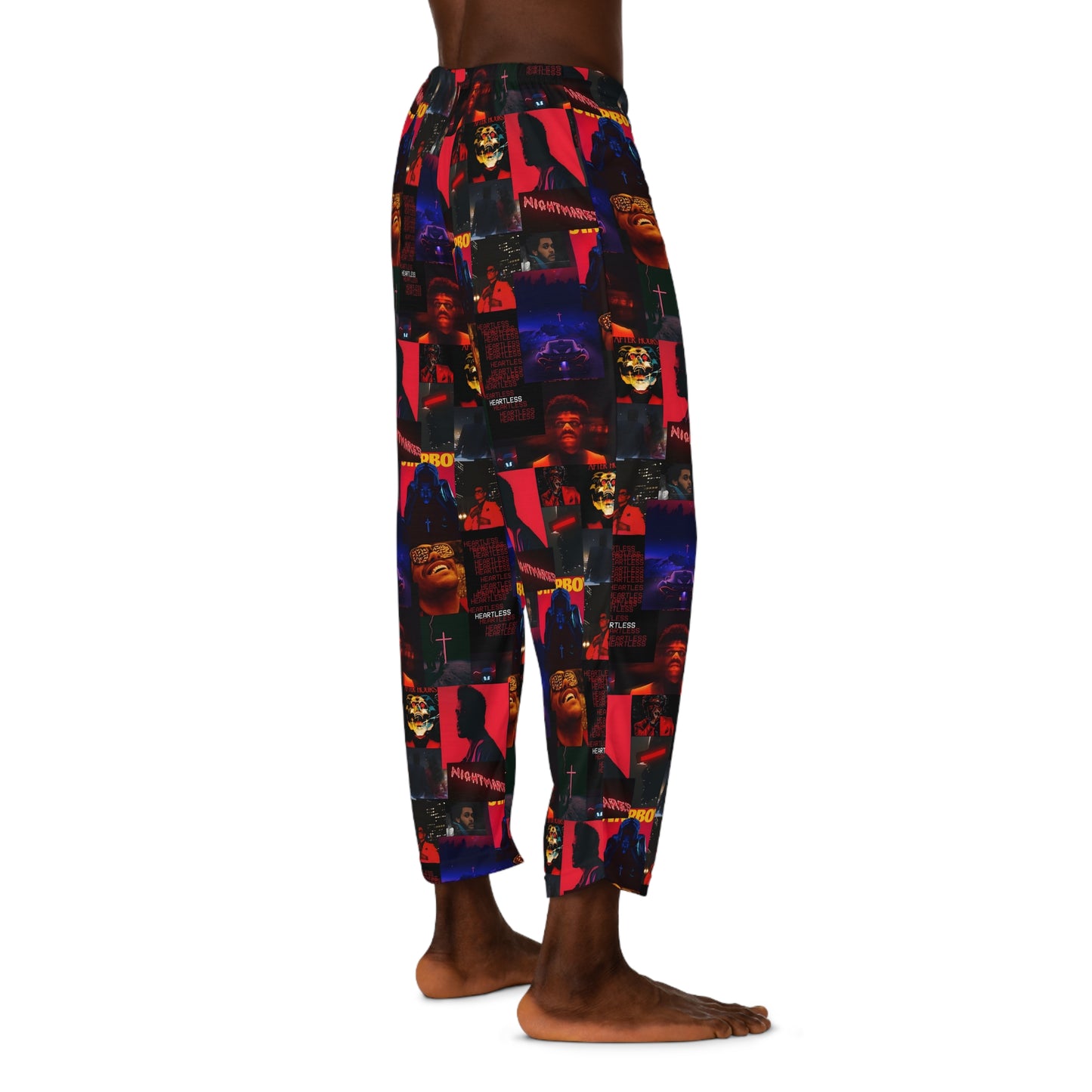 The Weeknd Heartless Nightmares Collage Men's Pajama Pants