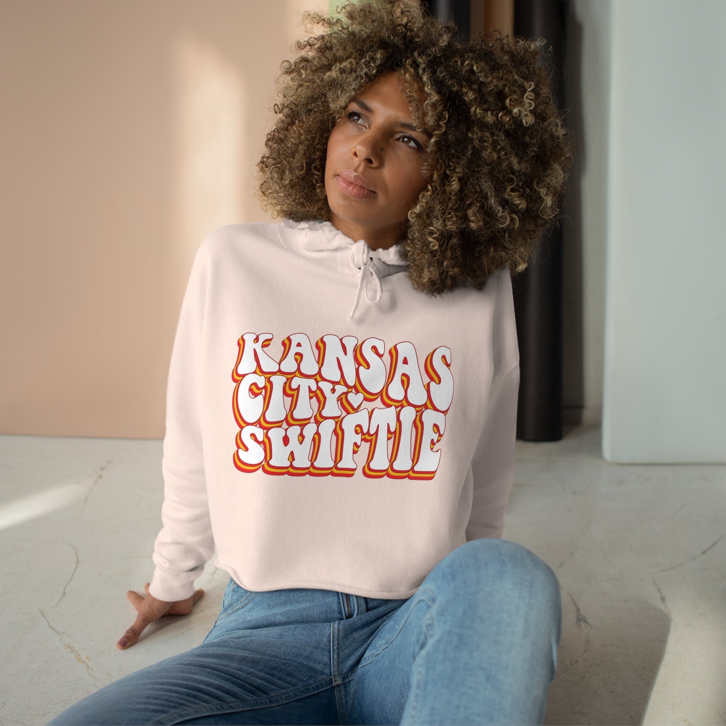 Taylor Swift Kansas City Swiftie Crop Hoodie