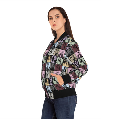 Taylor Swift Eras Collage Women's Bomber Jacket