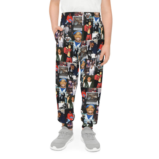 Tupac Shakur Photo Collage Youth Joggers