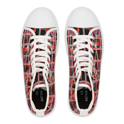 Taylor Swift Red Era Collage Women's High Top Sneakers