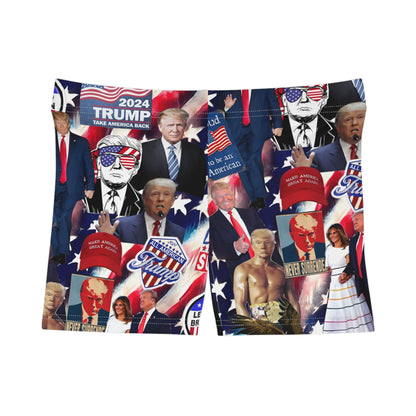 Donald Trump 2024 MAGA Montage Women's Shorts