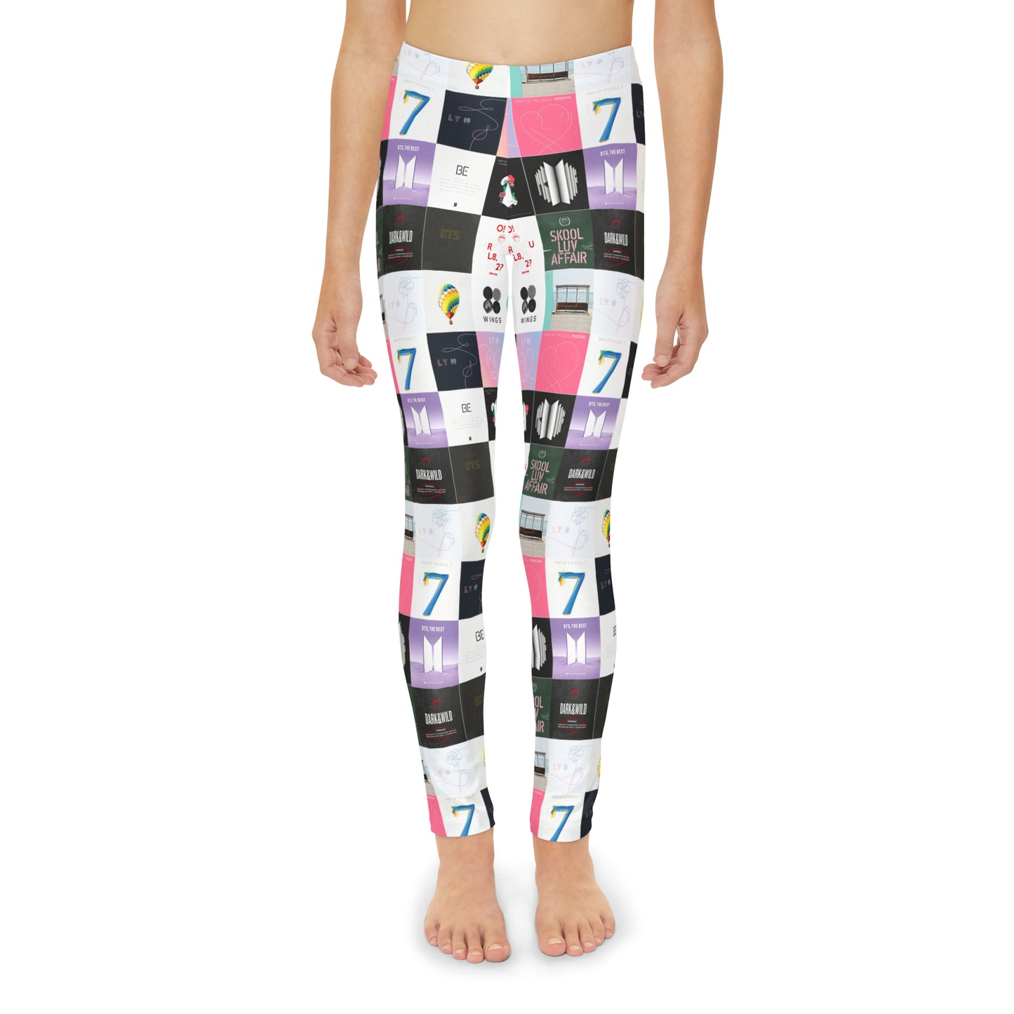 BTS Album Cover Art Collage Youth Leggings