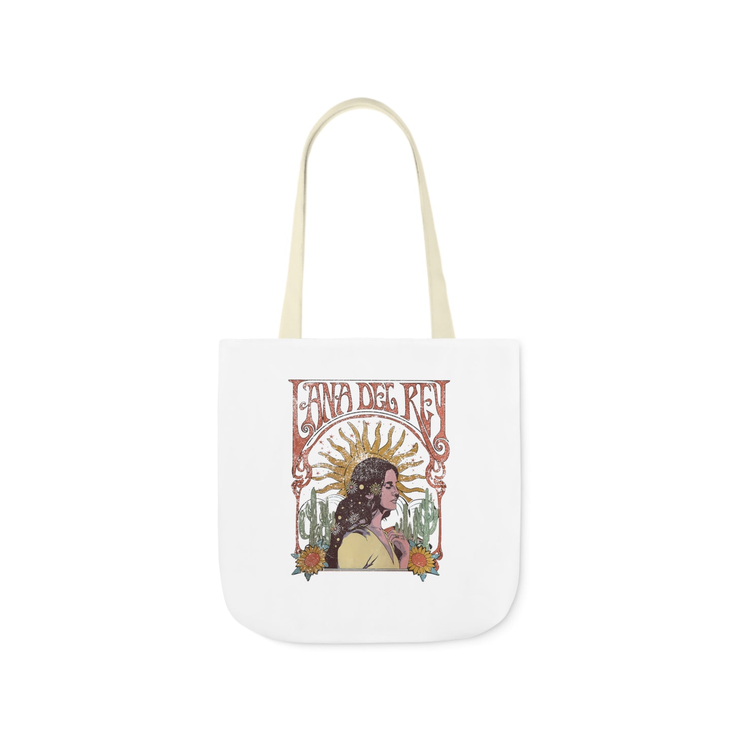 Lana Del Rey Vintage Artwork Polyester Canvas Tote Bag