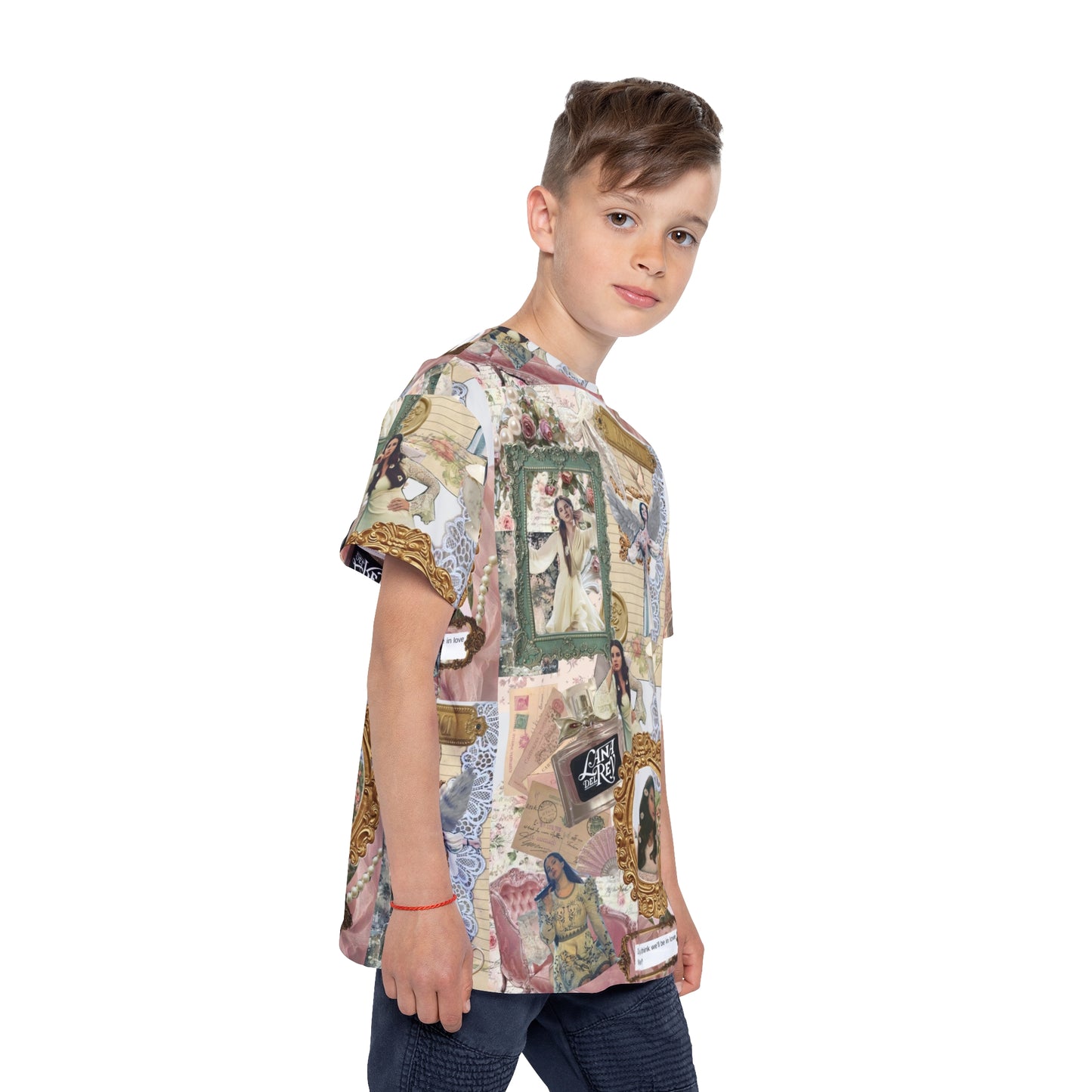 Lana Del Rey Victorian Collage Kids Sports Jersey