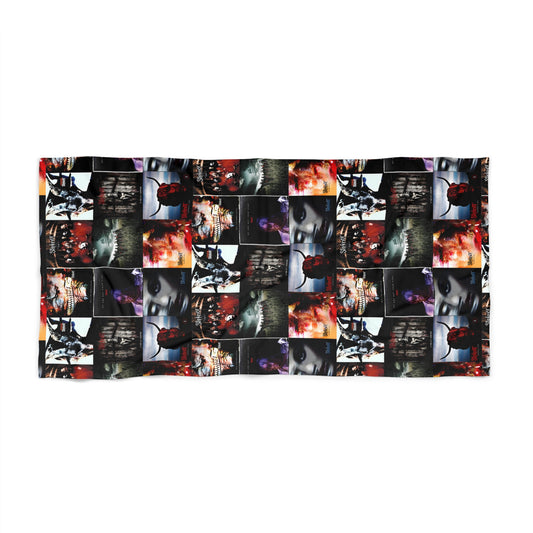 Slipknot Album Art Collage Beach Towel